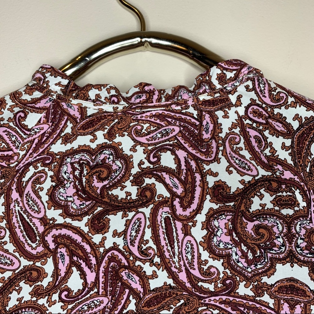 For Love & Lemons Romy Paisley Ruffle Mini Dress - Picture 9 of 9